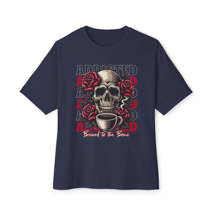 Skull Caffeine Coffee - Oversized Fit Shirt