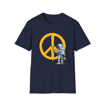 Astronaut Painting Peace - Classic Fit