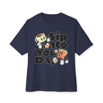 Coffee Tagline - Oversized Fit