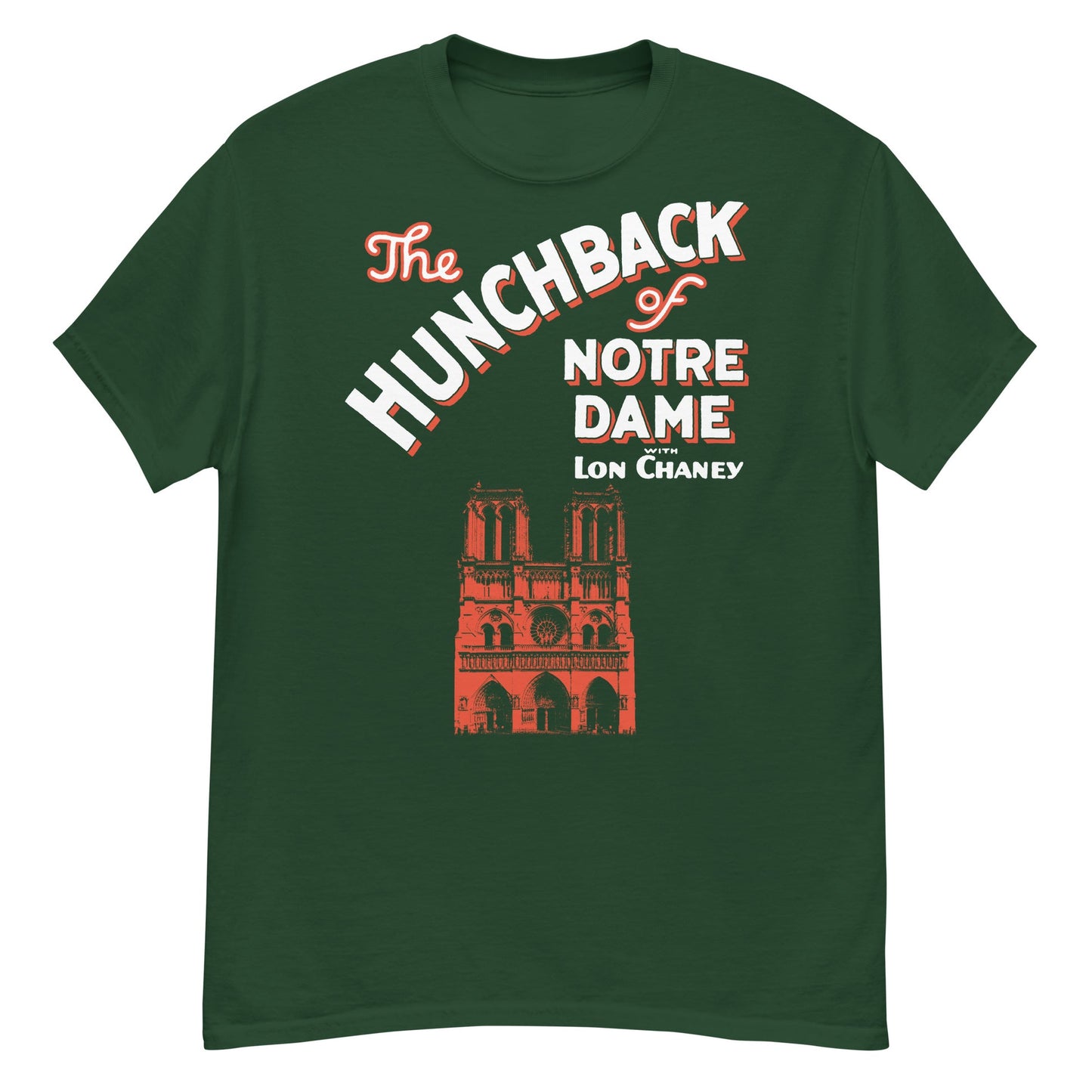 Notre Dame Catherdral Crew Neck Short-Sleeve T-Shirt Soft & Breathable