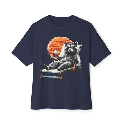 Racoon Sunbathing - Oversized Fit