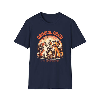 Cat Dog Camping Crew - Classic Fit