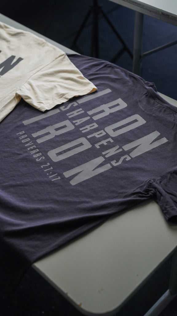 Iron Sharpens Iron Neck Short-Sleeve T-Shirt Soft & Breathable
