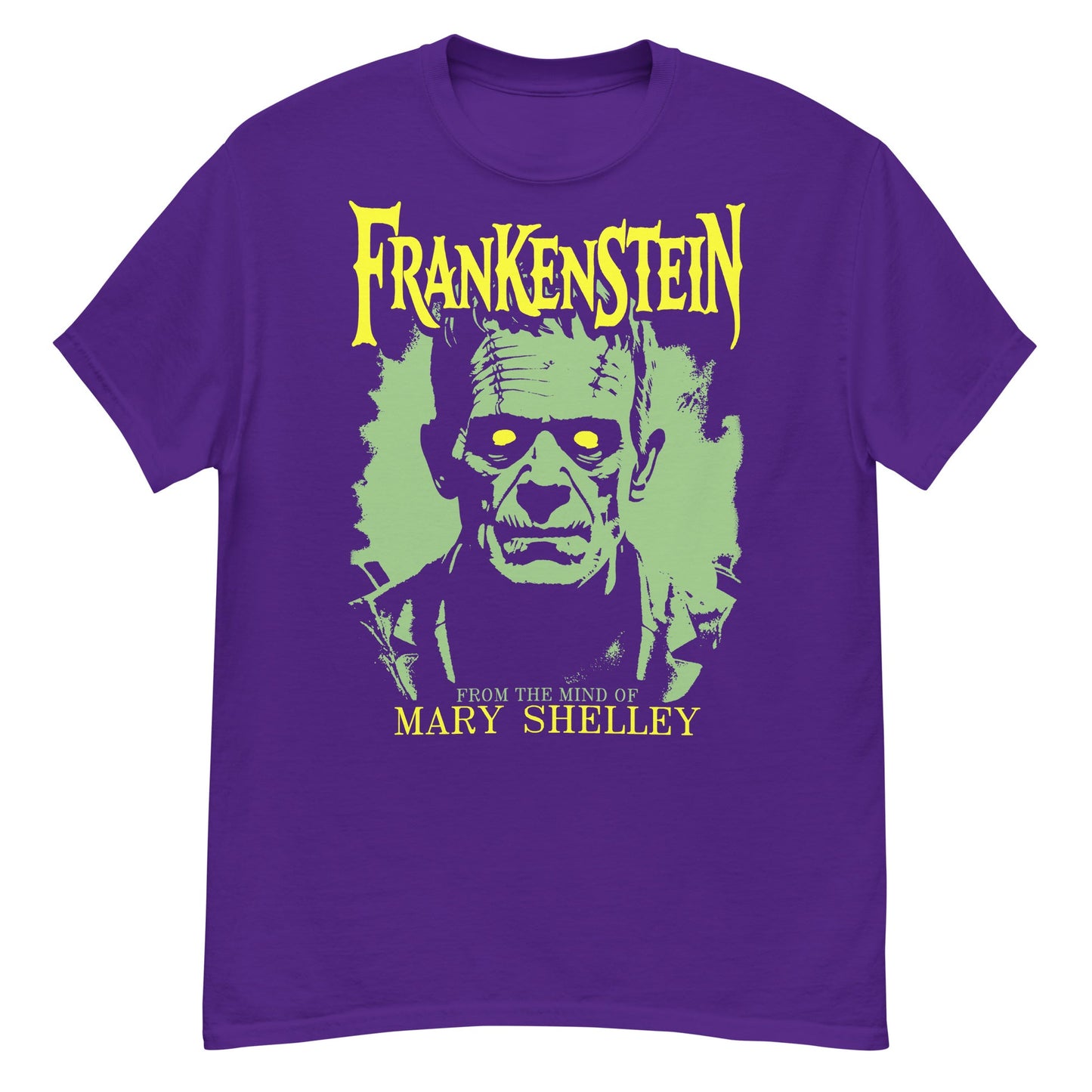 MARY'S FRANKENSTEIN Crew Neck Short-Sleeve T-Shirt Soft & Breathable