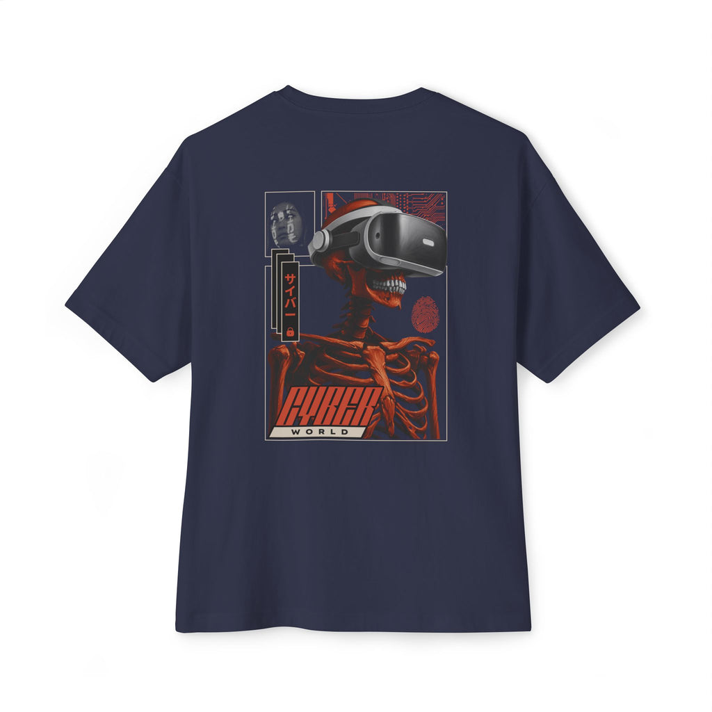 Cyber Skull - Oversized Back Printed
