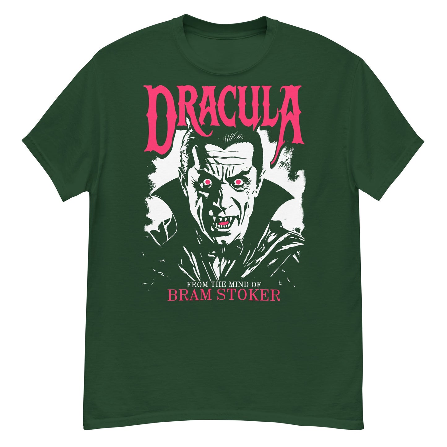 BRAM'S DRACULA Crew Neck Short-Sleeve T-Shirt Soft & Breathable