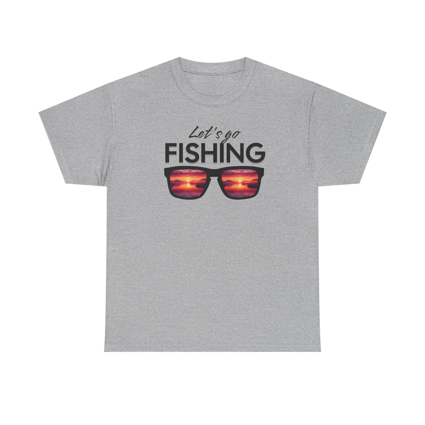 8-Fishing Puns Shirt Crew Neck Short-Sleeve T-Shirt – Classic & Comfortable