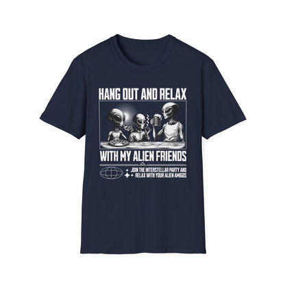Alien hang out friends - Classic Fit