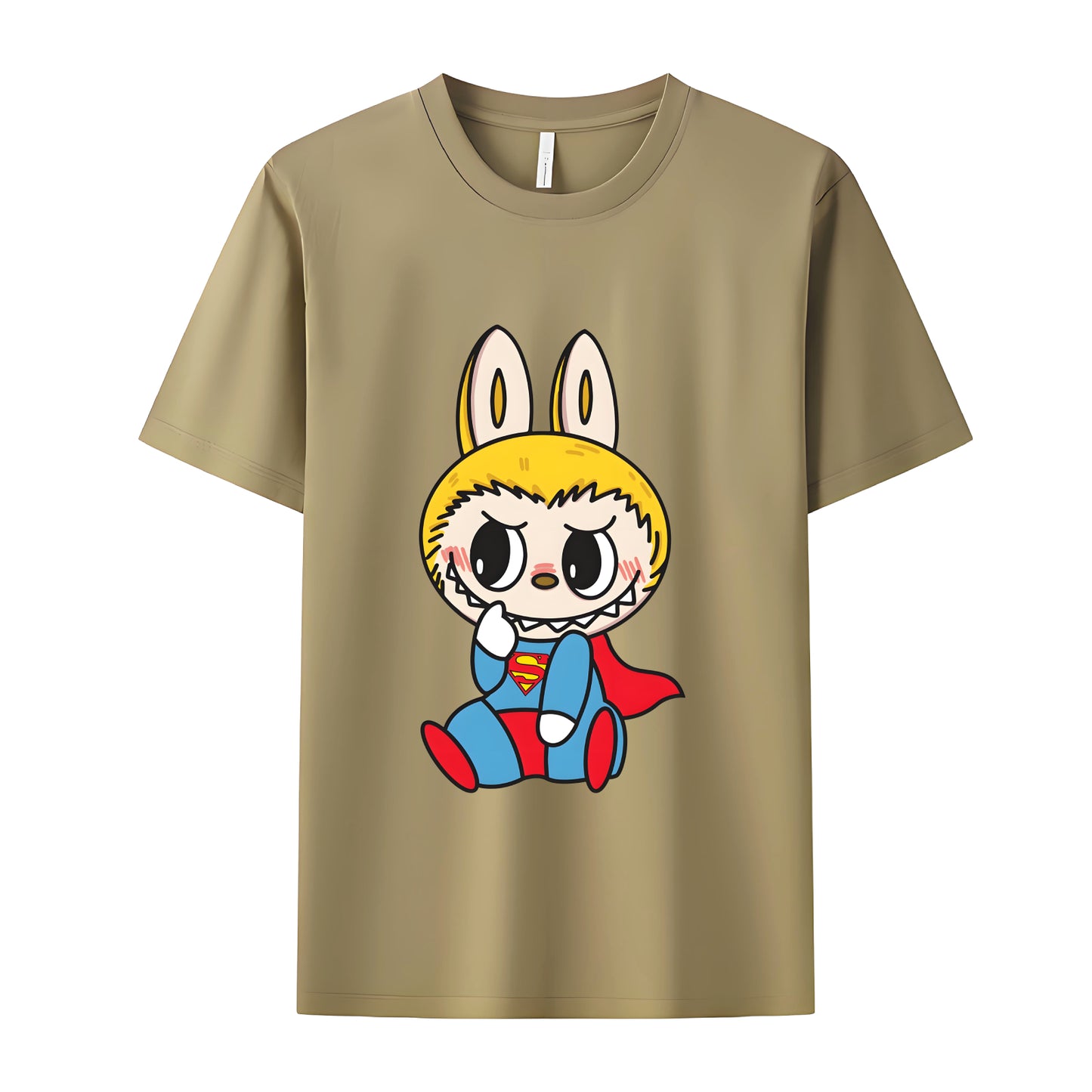 Super Labubu The Monsters Crew Neck Short Sleeve T-Shirt For Labubu Lover Gifts For Girlfriend
