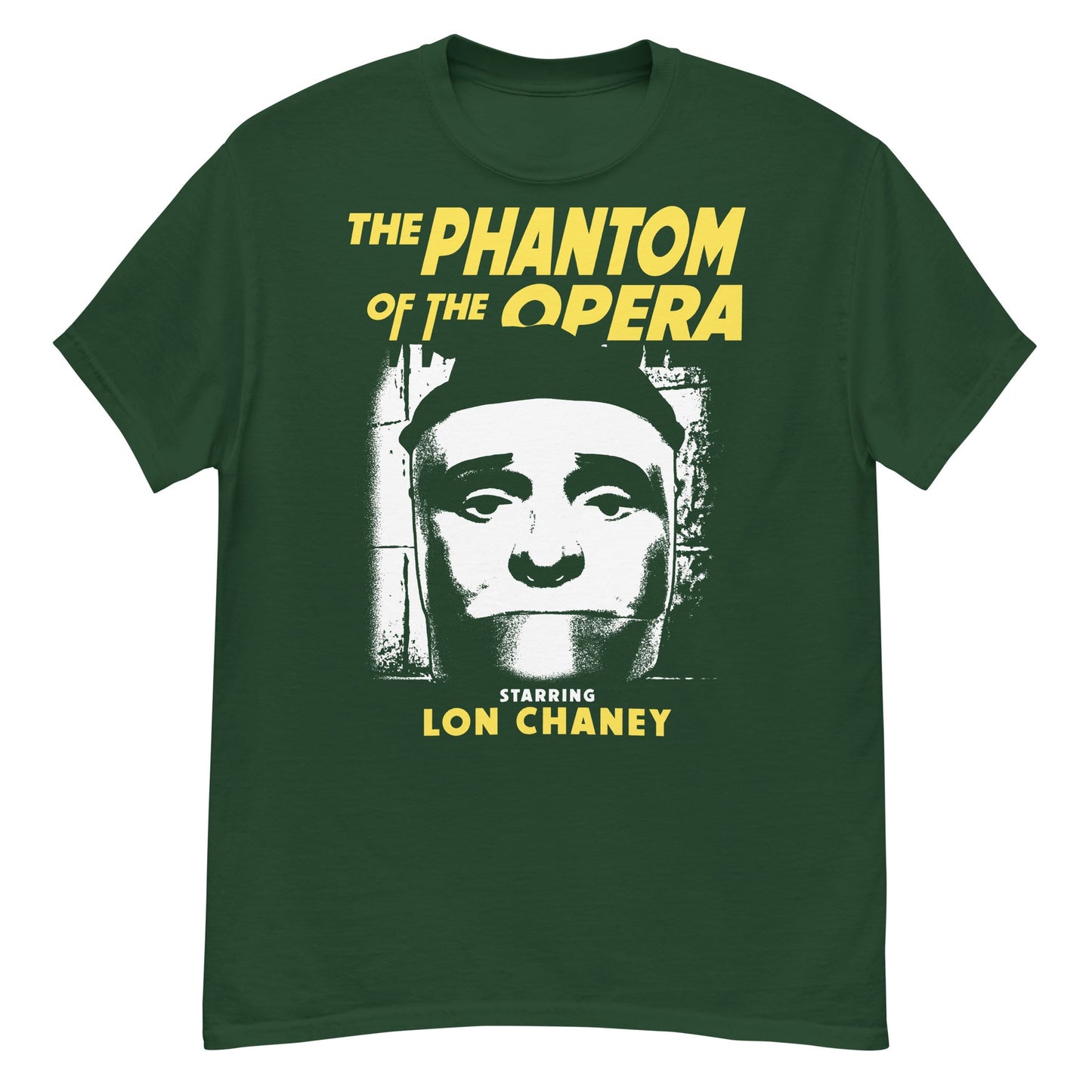 CHANEY'S PHANTOM OF THE OPERA Crew Neck Short-Sleeve T-Shirt Soft & Breathable
