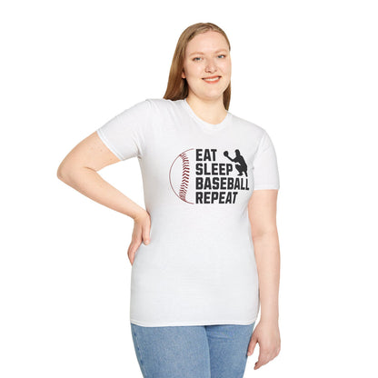 Eat Sleep Baseball Repeat - Classic Fit