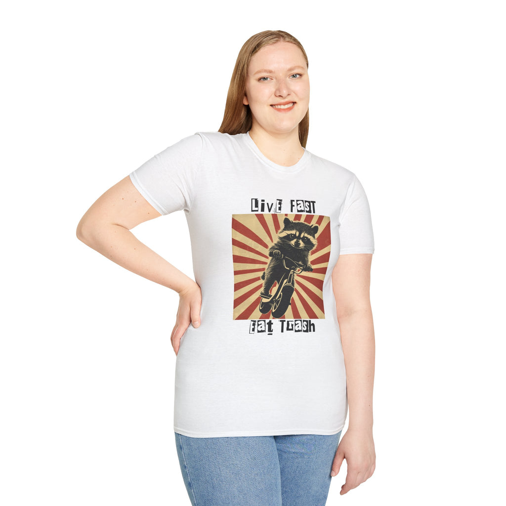 Live Fast Eat Trash Racoon - Classic Fit