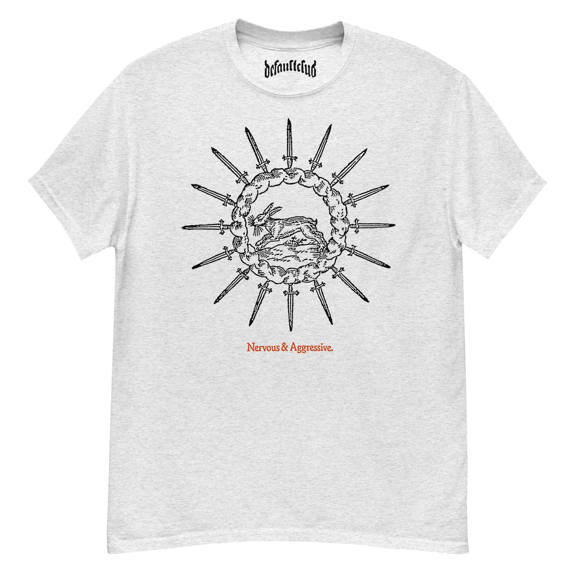 Nervous & Aggressive Neck Short-Sleeve T-Shirt Soft & Breathable