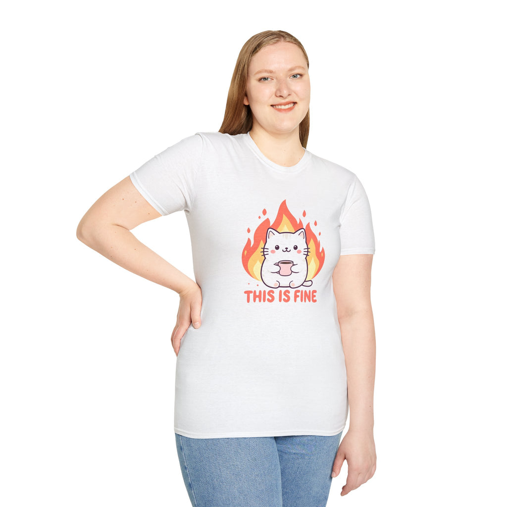 This Is Fine Cat - Classic Fit