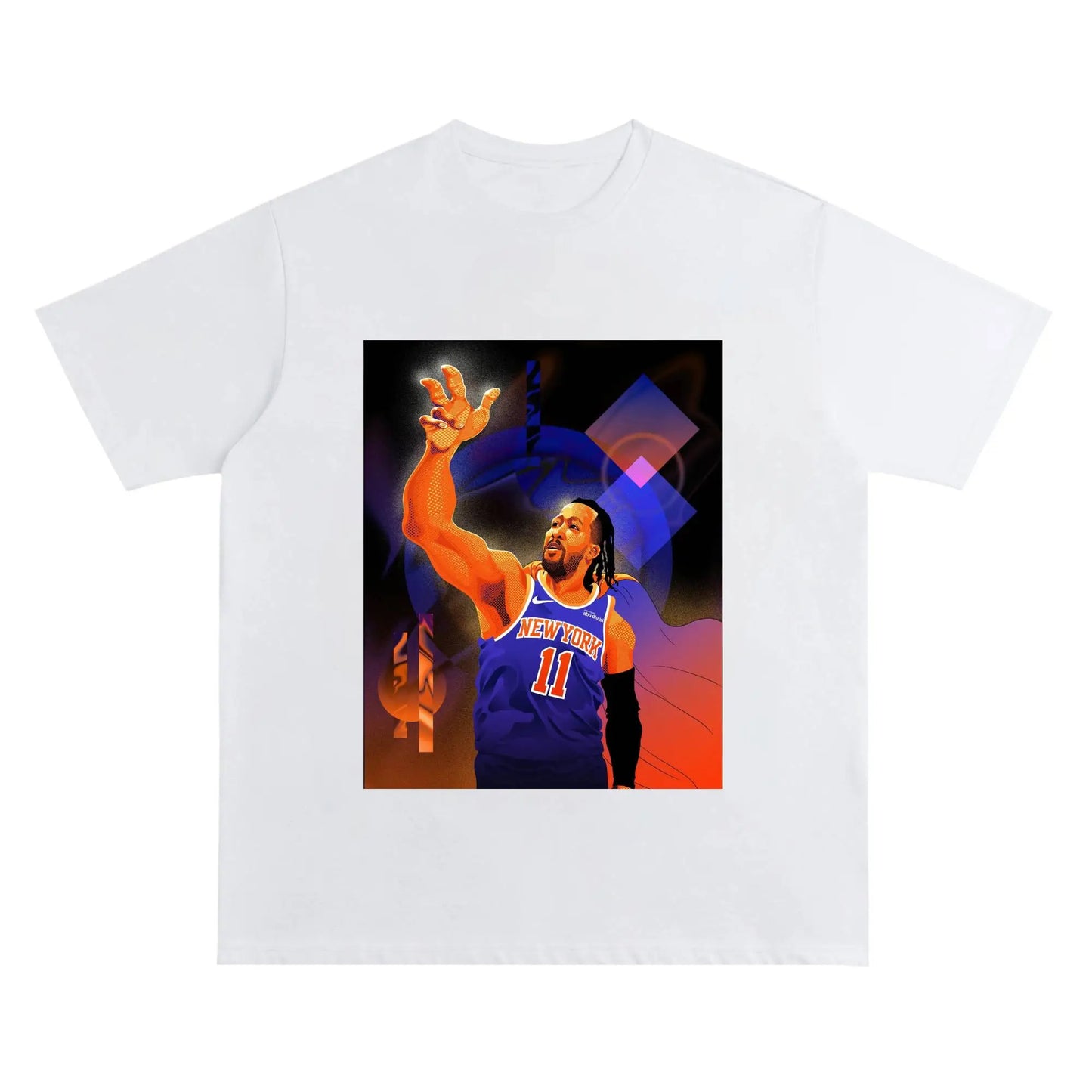 NYK SLAM SHADOW TEE – Neon Hoops Impact Crew Neck Short-Sleeve T-Shirt Unisex