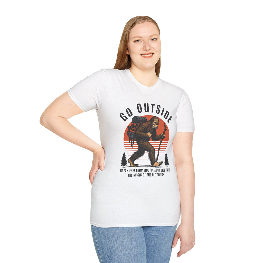 Bigfoot walking go outside - Classic Fit