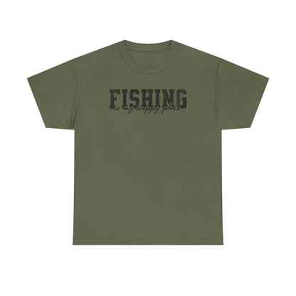 11-Fishing Puns Shirt Crew Neck Short-Sleeve T-Shirt – Classic & Comfortable