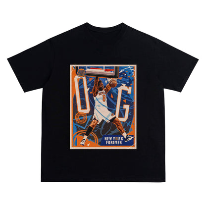 NYK Retro Grit Tee - Street Poster Style Heat Crew Neck Short-Sleeve T-Shirt Unisex