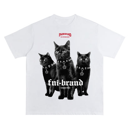Cute Animals Crew Neck Short-Sleeve T-Shirt