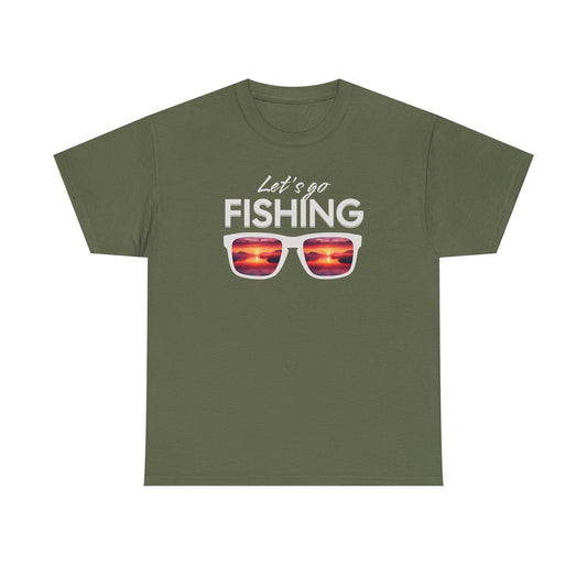 8-Fishing Puns Shirt Crew Neck Short-Sleeve T-Shirt – Classic & Comfortable