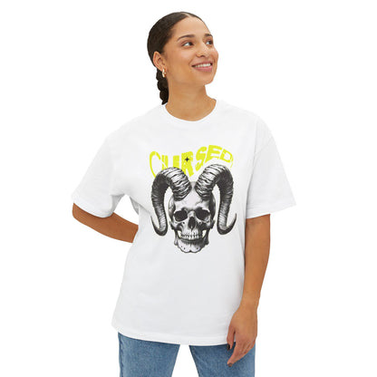 Gothic Cursed Skull - Oversized Fit