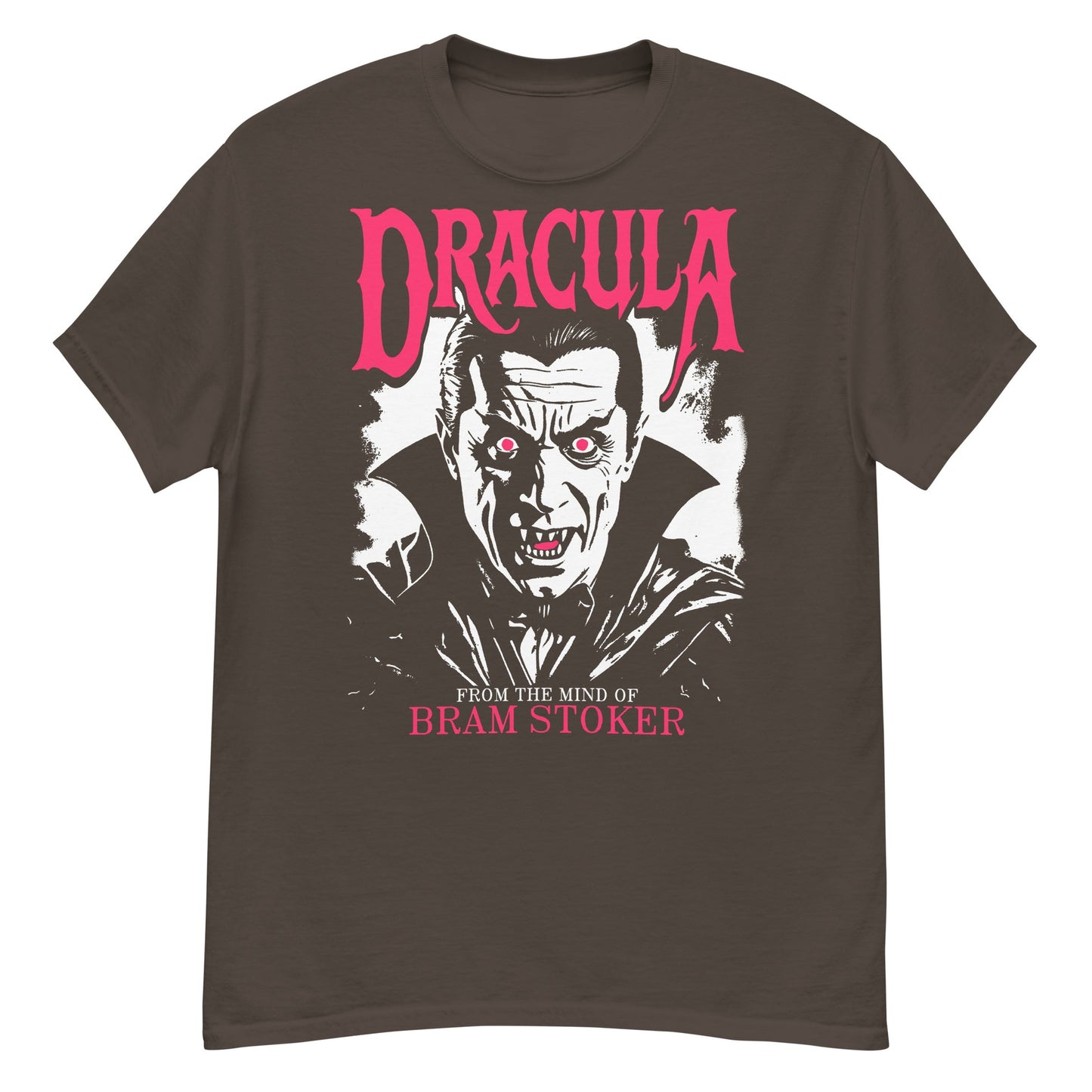 BRAM'S DRACULA Crew Neck Short-Sleeve T-Shirt Soft & Breathable