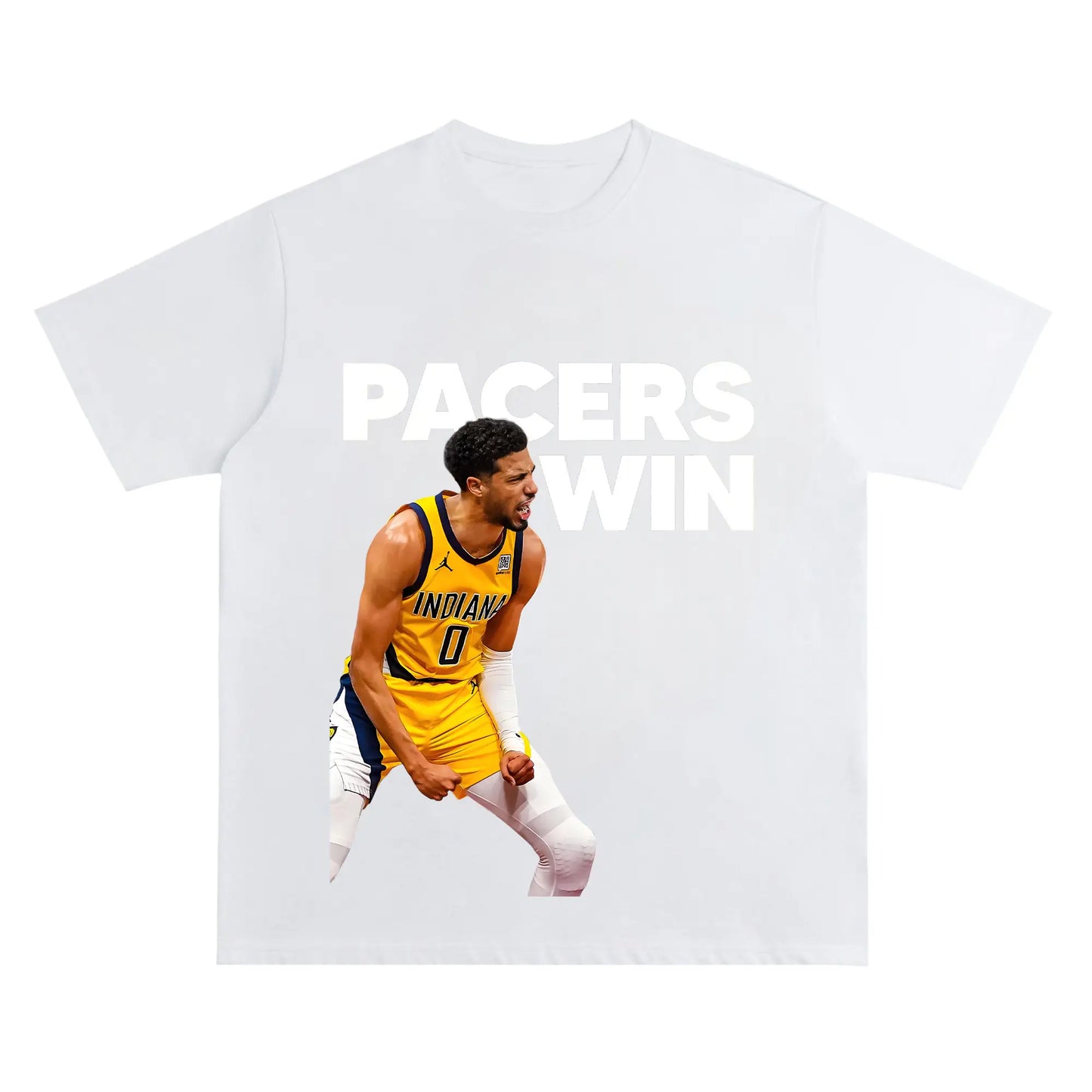 Haliburton Record-Breaking Clutch Playoff T-Shirt – Historic Game-Tying Moment vs. Knicks