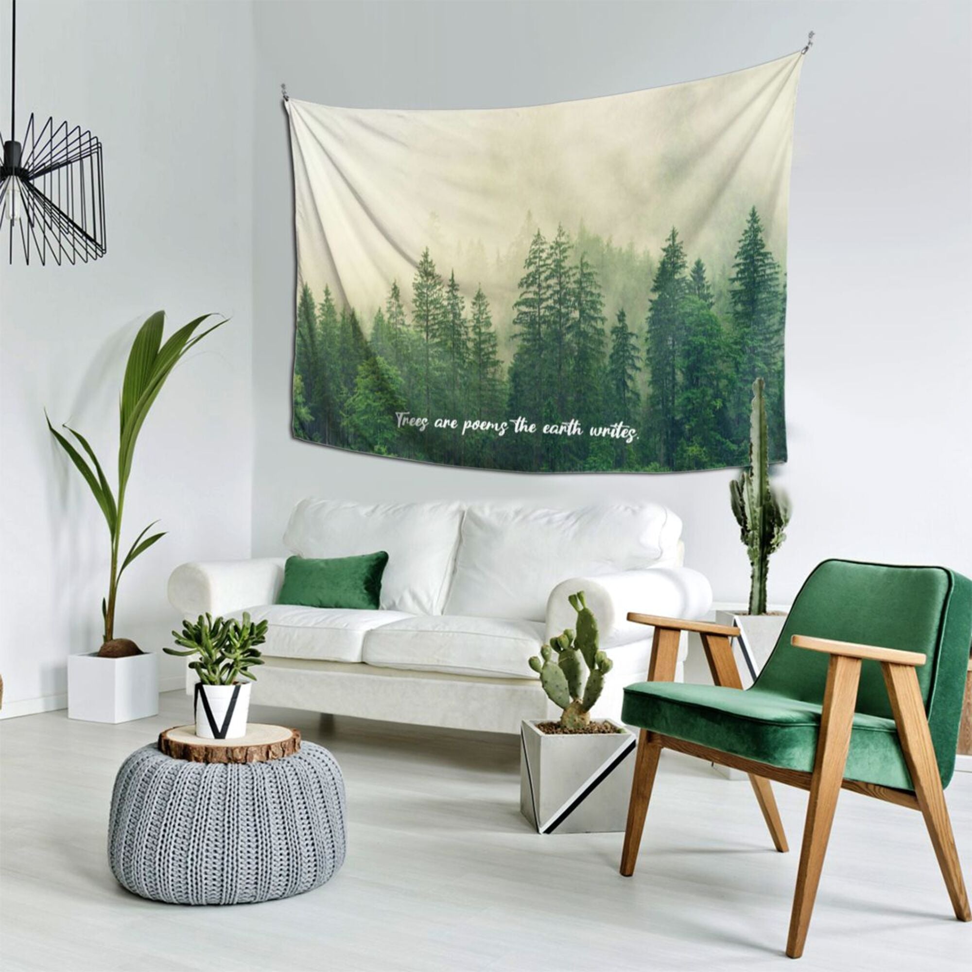Personalized Pattern Tapestry with Text Wall Decor Gift for Couple Housewarming Gift