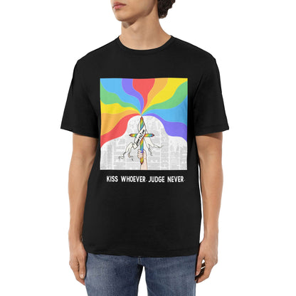 Personalized Crewneck Short-Sleeve T-Shirt with Text Gift for Your Loved One