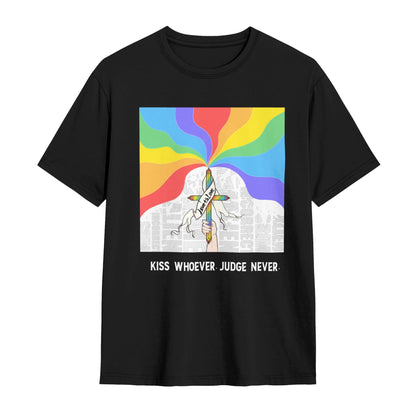 Personalized Crewneck Short-Sleeve T-Shirt with Text Gift for Your Loved One