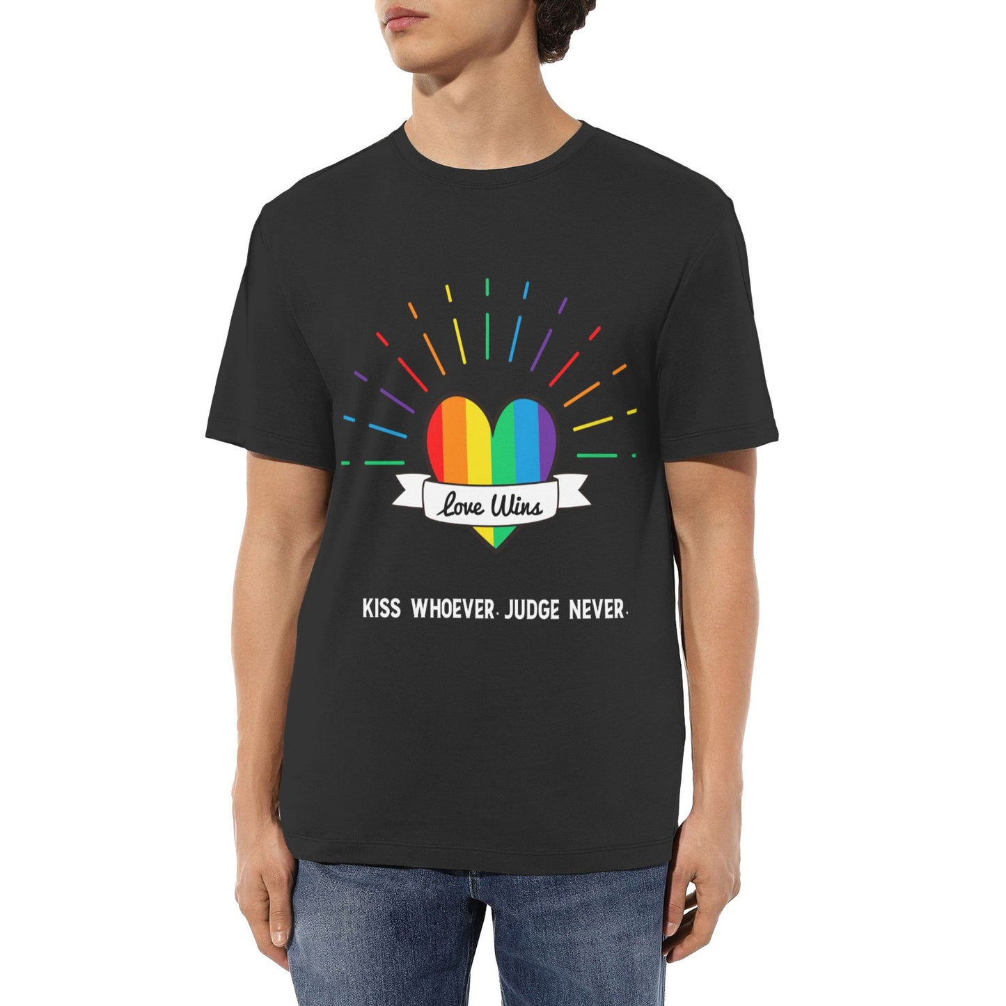 Personalized Crewneck Short-Sleeve T-Shirt with Text Gift for Your Loved One
