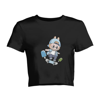 Funny Labubu The Monsters Crew Neck Short Sleeve T-Shirt For Labubu Lover Birthday Gifts