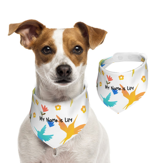 Pet Cotton Drool Bib Soft and Adjustable