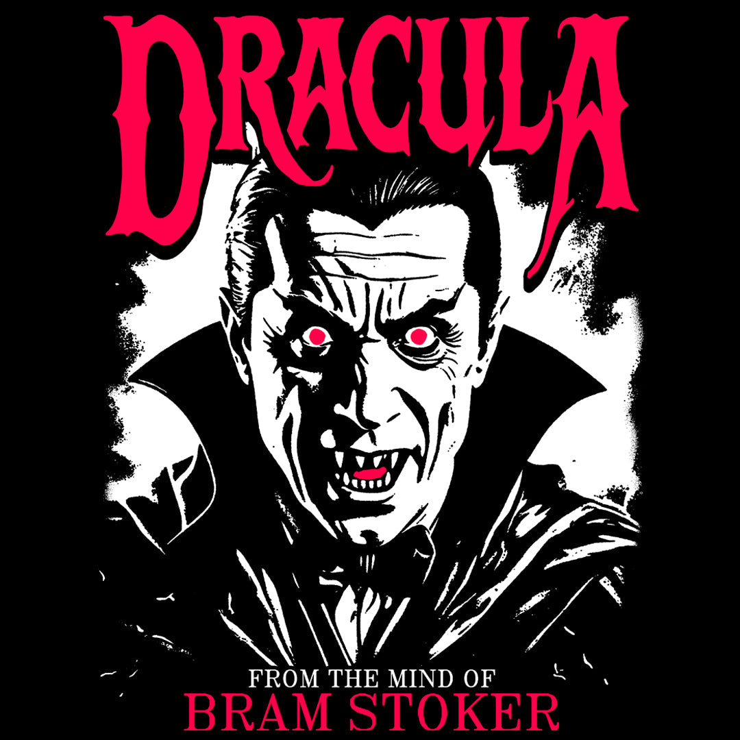 BRAM'S DRACULA Crew Neck Short-Sleeve T-Shirt Soft & Breathable