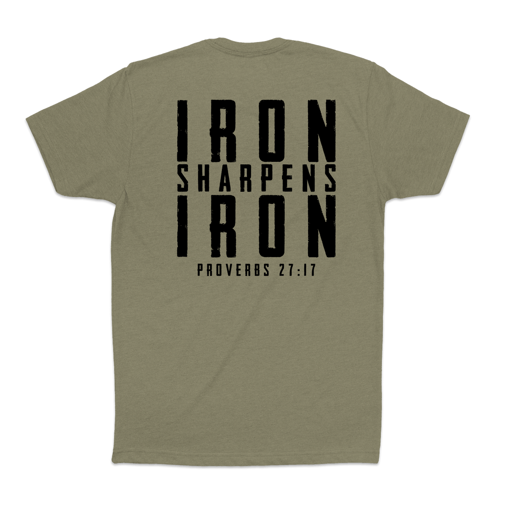 Iron Sharpens Iron Neck Short-Sleeve T-Shirt Soft & Breathable