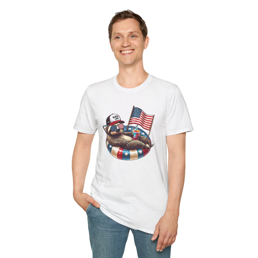 Cartoon Sloth Relaxing - Classic Fit