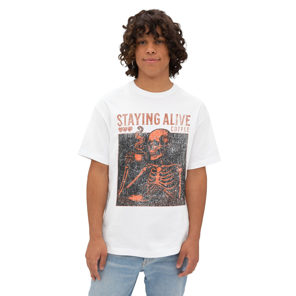 Skeleton Coffee - Oversized Fit Shirt