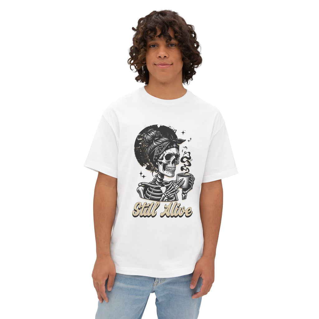 Skull Coffee - Oversized Fit Shirt