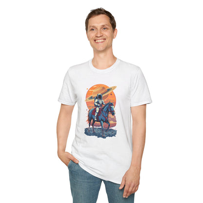 Astronaut Riding Horse in Space - Classic Fit