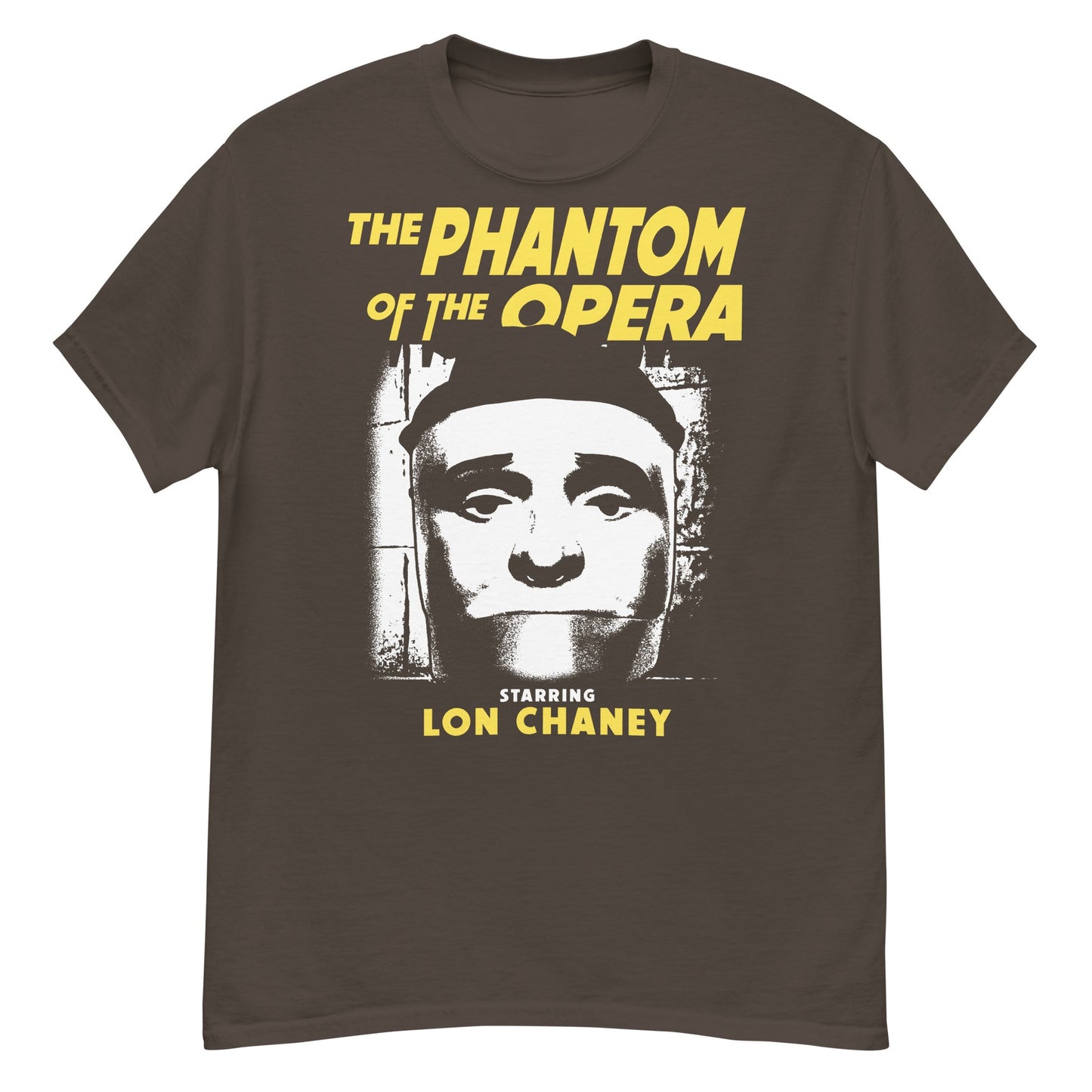 CHANEY'S PHANTOM OF THE OPERA Crew Neck Short-Sleeve T-Shirt Soft & Breathable