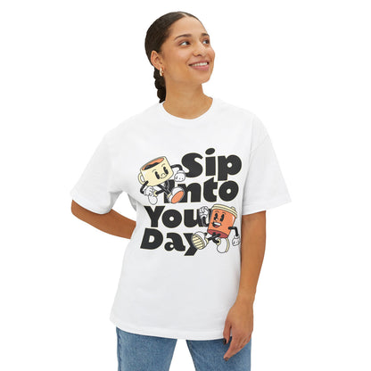 Coffee Tagline - Oversized Fit