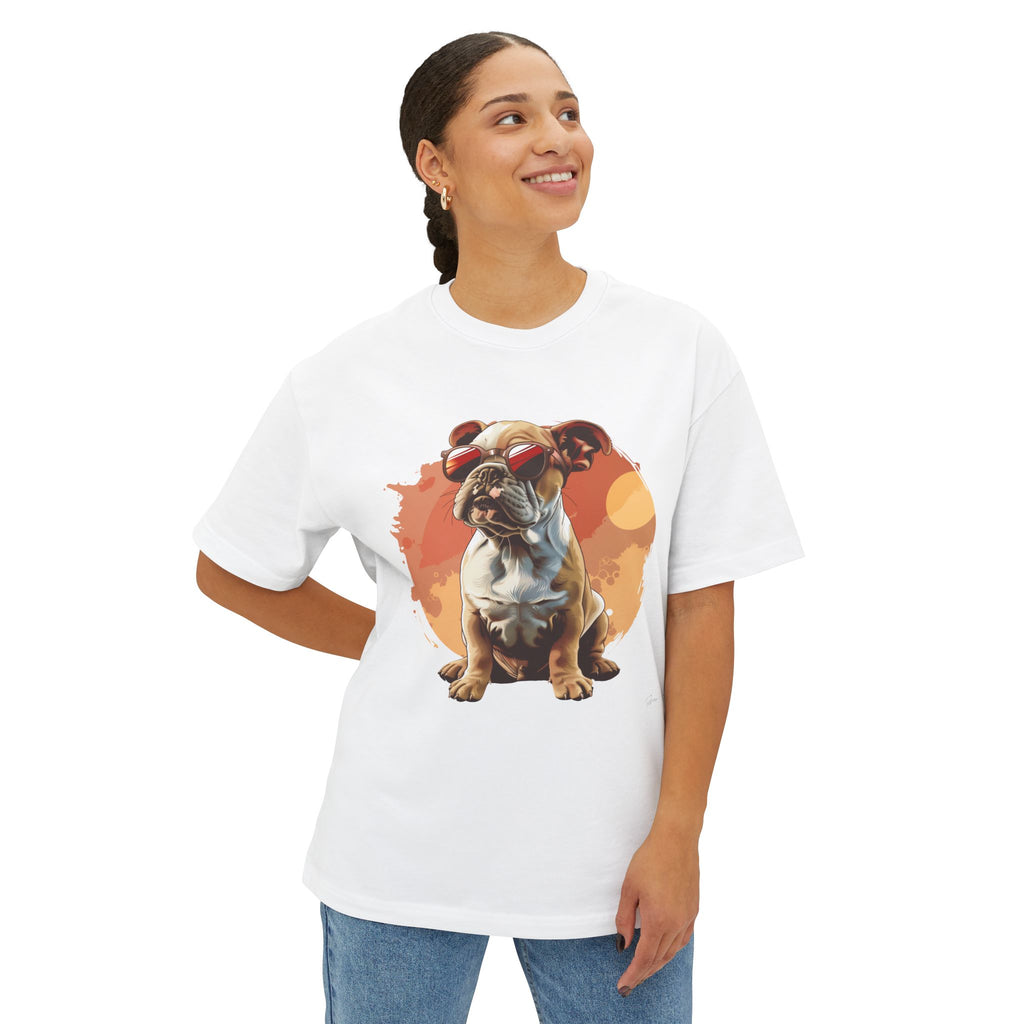 Cute Bulldog Puppy - Oversized Fit