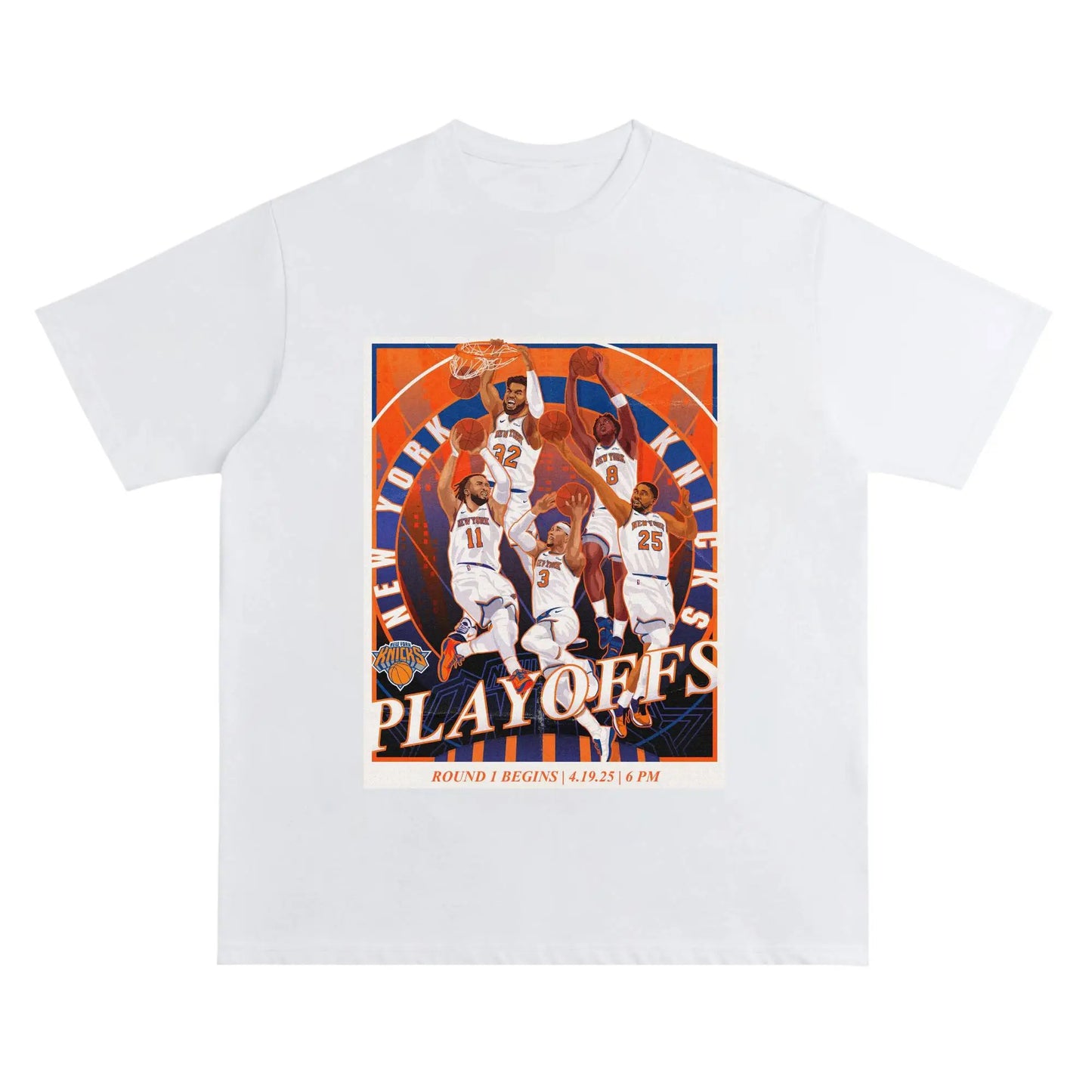 NYK SLAM SHADOW TEE – Neon Hoops Impact Crew Neck Short-Sleeve T-Shirt Unisex