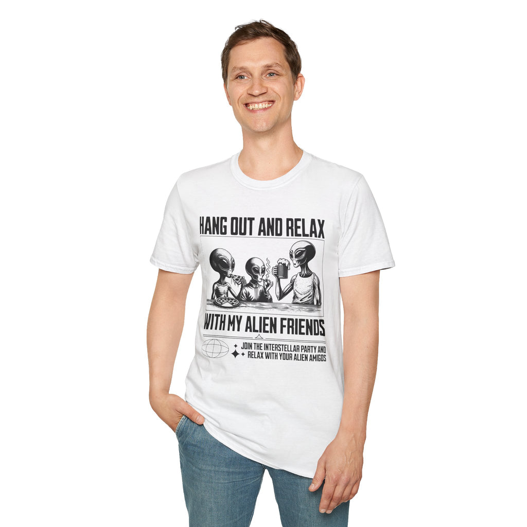 Alien hang out friends - Classic Fit