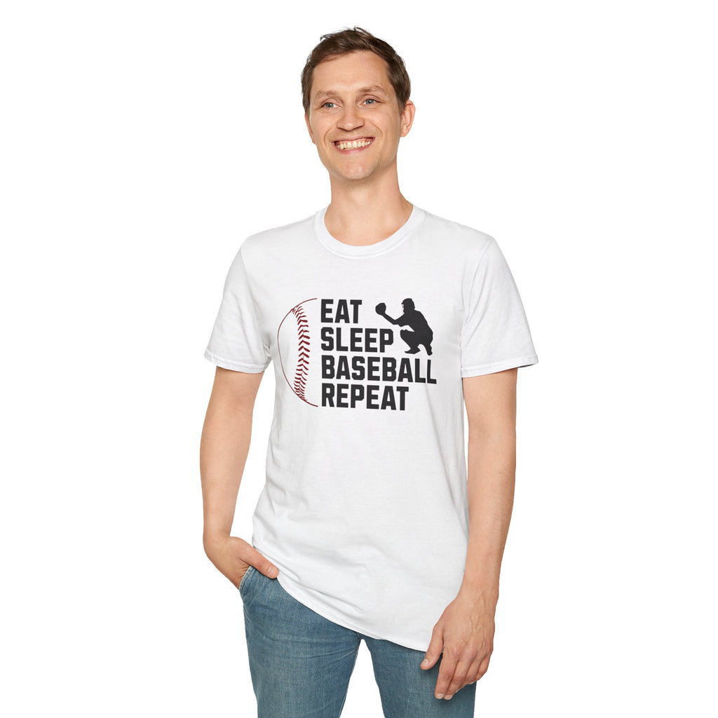 Eat Sleep Baseball Repeat - Classic Fit