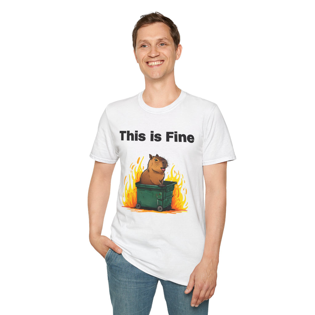 This Is Fine Capybara - Classic Fit