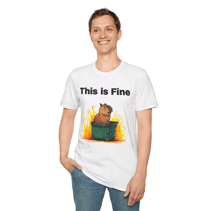This Is Fine Capybara - Classic Fit