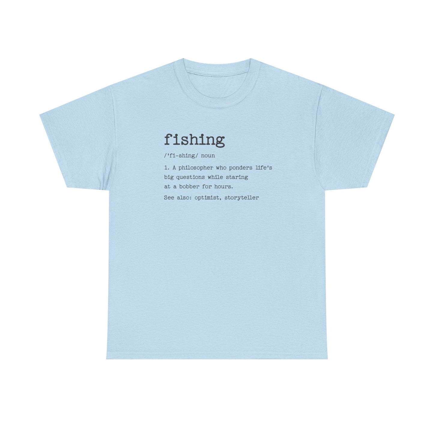 5-Fishing Puns Shirt Crew Neck Short-Sleeve T-Shirt – Classic & Comfortable