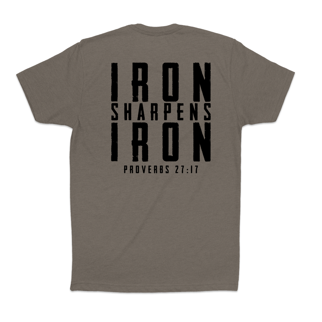 Iron Sharpens Iron Neck Short-Sleeve T-Shirt Soft & Breathable