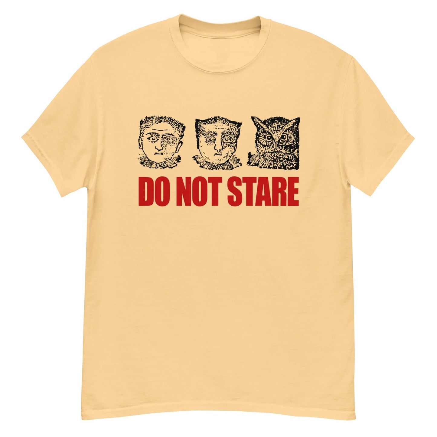 Do Not Stare Crew Neck Short-Sleeve T-Shirt Soft & Breathable